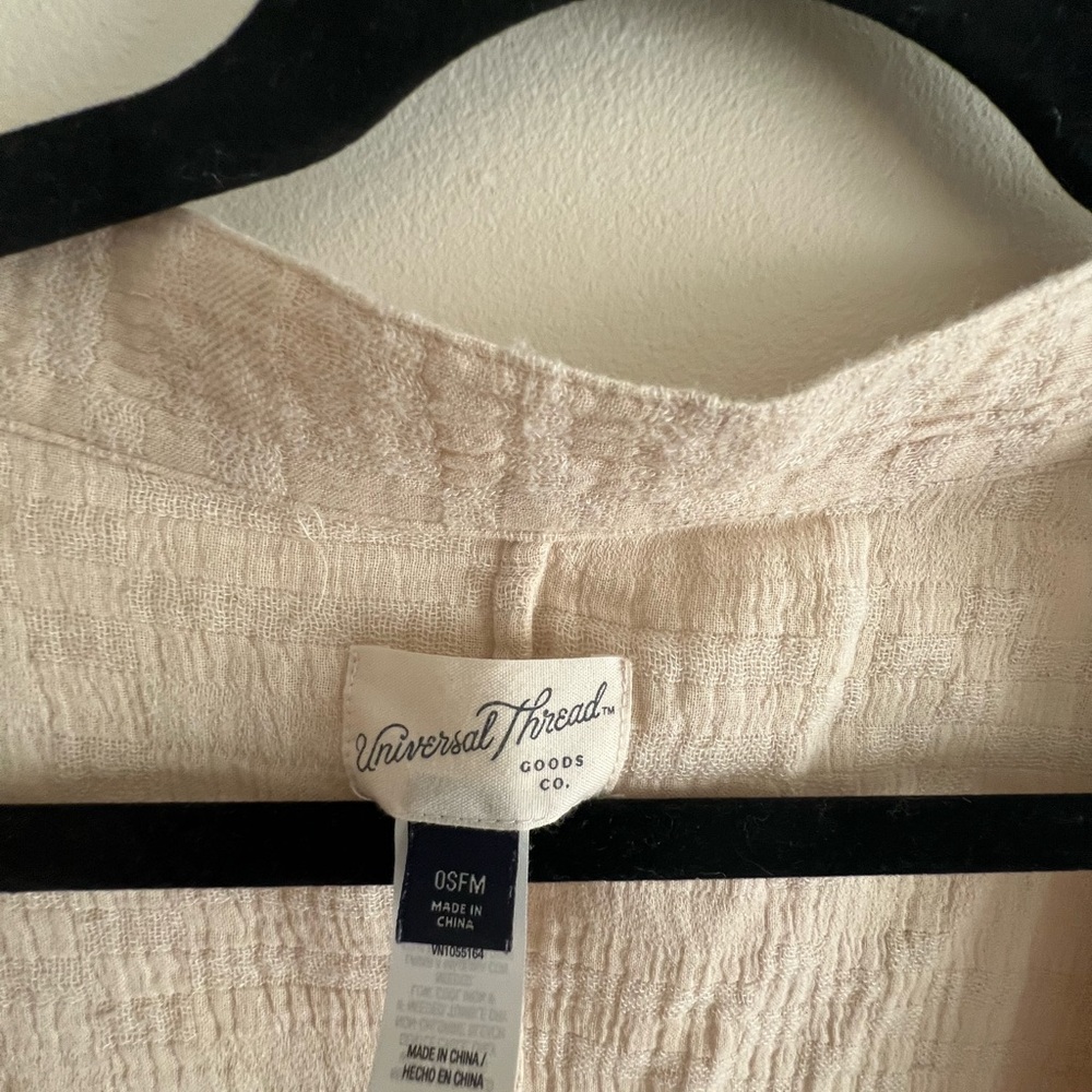 Universal Thread Light Tan Open Cardigan - Picture 3 of 3